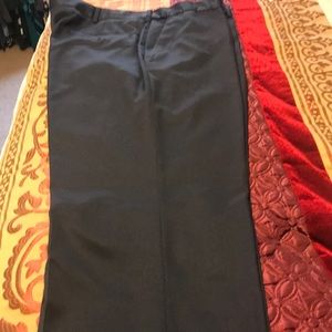 42x29 Navy Blue Flat Front Haggar Slacks